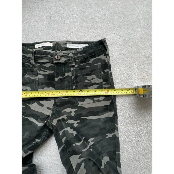 Pilcro Anthropologie Corduroy Camouflage High Rise Skinny Pants 28 - Picture 7 of 10